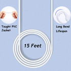 Usb Extension Cable White 15ft  Usb 2 0 Extension Cord Type A Male To A Female W