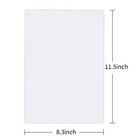 Isusser 30 Sheets A4 Size 8 3x11 5 Inch Clear Double Sided Adhesive Tape Shee   