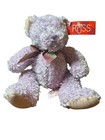 Russ Berrie Sparkles  20421 9  Lavender Plush Teddy Bear Stuffed Soft Animal Bow