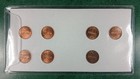 1982 Lincoln Cent 7 Coin Variety Set In Plastic Sleeve On Full Color Card