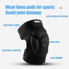 1pair Knee Pads Anti-slip Collision Avoidance Construction Work Gears For Sports