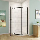 Sunny 36 5  X 36 5  X 72  Corner Pivot Shower Door Enclosure Neo-angle Door Base