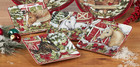New Certified Int l Homestead 6 In  Decorative Christmas Horse Plates Set Of 4