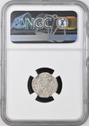 Raymond V France Provence Ngc Ms-61 Silver Denier Knights Templar Crusader
