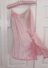Vintage Victorias Secret Pink Lace Satin Slip