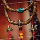 Rare Tibetan Buddhist Kapala Mala - 7 3x6mm Yak Bone Prayer Beads 108 Handmade