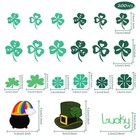 200pcs St  Patrick s Day Confetti Decoration Green Shamrock Paper Confetti Lucky