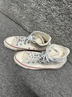 Vntg 80s 90 Made In Usa Converse Chuck Taylor All Star White High Tops Men s 5 5