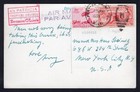 Haiti 1955 Airmail Postcard To Usa  Ship Ss Patricia  Swedish Lloyd Cruise