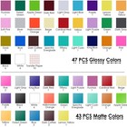100 Pcs Permanent Adhesive Vinyl Sheets Bundle 12x12 Inch With Transfer Tape