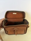 Vintage Perrine Sportsman Bucktan 501 Leather Camera Case Bag Made In Usa Strap