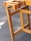L Lervad Denmark Wooden Work Bench 2 Vise Nice Solid Condition We Ship 