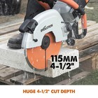 Evolution R12dct   12 In    Electric Concrete Cut-off Saw   Disc Cutter   Water 