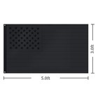 All Black American Flag 3x5 Ft  Embroidered Stars  Sewn Stripes  Brass Gromme   