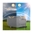 Travel Trailer Cover  7 Layers Fiberglass Camper Rv Cover  fits 11  - 13  Tra   