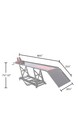 Black Widow Hydraulic Motorcycle Lift Table - 1 000 Lb  Capacity