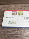 Kuwait Registered Airmail Cover 1987 Gpo To Malta 100f 250f Stamps Postal
