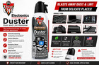 Dust-off Compressed Air Duster Electronics Cleaner Keyboard Pc Spray Set Of 3
