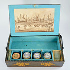 Antique Chain Pier   Marine Parade Brighton Sewing Box Harrods Cotton Reel C1860