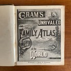 1886 Cram s Unrivaled Family Atlas Of The World Antique Maps Dakota Territory
