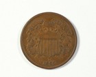 Two Cent Piece Circulated Coin Better Than Two-cent Very Good