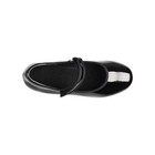 Pu Leather Tap Shoe Dance Shoes For Boys And Girls Easy Strap Black Tap Shoes