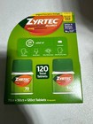 Zyrtec 10mg Allergy Relief Antihistamine  120 Ct Tablets 24hr Non-drowsy
