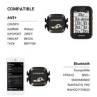 Cadence And Speed Sensor Dual Mode Rpm Monitor For Wahoo Garmin Bike Computer