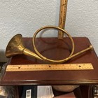 Vintage Brass Hunting Horn Bugle Decorative 