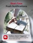 X-sense Smart Mailbox Alarm Wireless Mail Alert Sensor W  Sbs50 Base Station