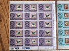 5 Nicaragua Partial Sheets Of Mnh Stamps  worlds Rarest Stamps  1976