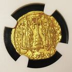 Constantine Iv Pogonatus  ad 668-685   Av Solidus 4 35 Gm Ngc Ch  Au 5 5 - 3 5