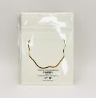 Chanel Vip Gift Camellia Metal Gold Bookmark Bookplate