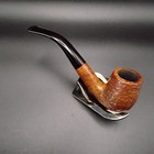 Professionally Restored Edwards Bent Billiard 742-m  Tobacco Smoking Pipe 
