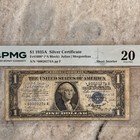 Short Snorter Star Note  1935a  1 Fr 1608   a Block  Pmg Vf20