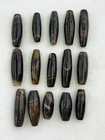 15 Lots Genuine Tibetan Himalayan Banded Agate Dzi Bead In Perfect Condition