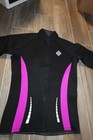 Seaskin Wetsuit Tops Womens 3mm Front Zipper Black Pink New Medium