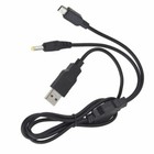 2in1 Usb Dc Power Charger Data Transfer Cable For Sony Playstation Psp 1000 2000