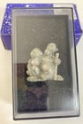 Vtg Hudson Fine Pewter Noahs Ark Monkey Pair 1981 Silver Animal 2177