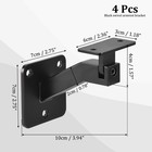 Swivel Hand Rail Brackets Adjustable Square Hand Rail Brackets 4 Pcs