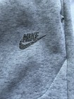 Nike Men s Size M Gray Jogger Pants Drawstring Elastic Waist Tapered Leg Zip