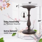 Classic Bronze Bird Bath Pedestal