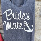 Bride   Bridesmaid Racer Back Tank Top Bride  s  Brides Mate  l  Brides Mate  s 