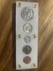 1961 5 Coin U s  Proof Set In Hard Plastic Case With Toning On Silver Half