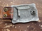 Vintage Storming Silver Trophy Belt Buckle  With Belt Western Cowboy cowgirl