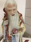 Rare Vintage Chinese Porcelain Shou Xing Chinese God Of Longevity