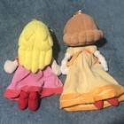 Super Mario Princess Peach   Daisy Plush Toys Lot San-ei Daisy Nintendo