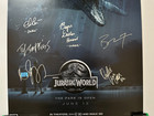 Jurassic World Signed Movie Poster 19 6x28 7 7 Autographs Chris Pratt Coa