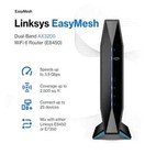 Linksys Ax3200 Dual-band Wifi 6 Easymesh Router  e8450  2500 Sq Feet