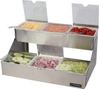 San Jamar Carlisle Foodservice Products B4706inl Stainless 6-quart Stepped Tray